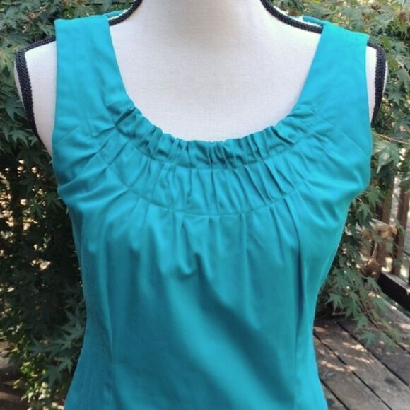 Calvin Klein Cotton Sheath Dress - Picture 2 of 10